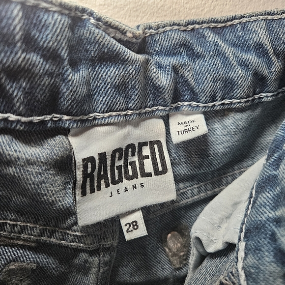 Floral Patterned Blue Jeans - Picture 8 of 12